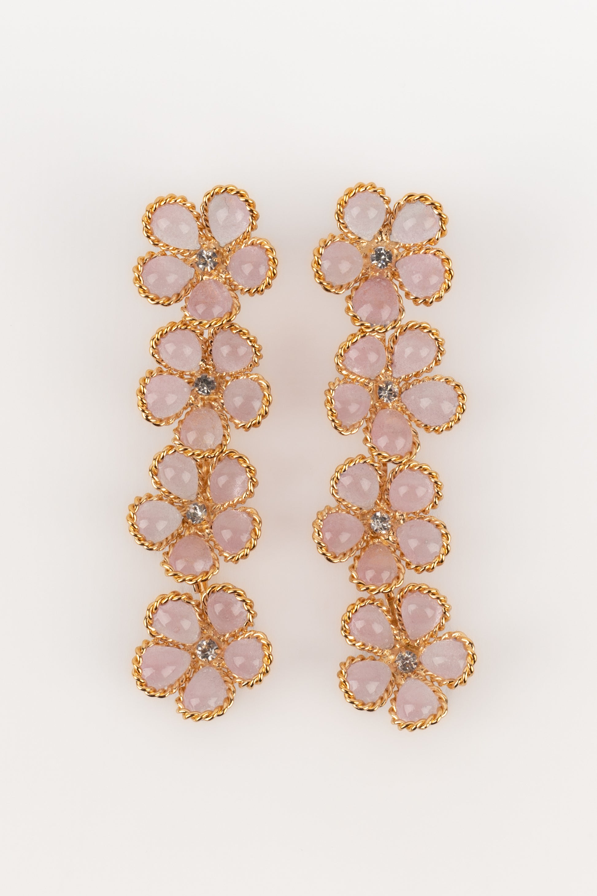 Boucles d'oreilles fleurs Augustine