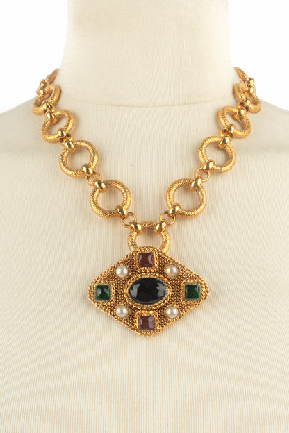 Collier pendentif Chanel 1994
