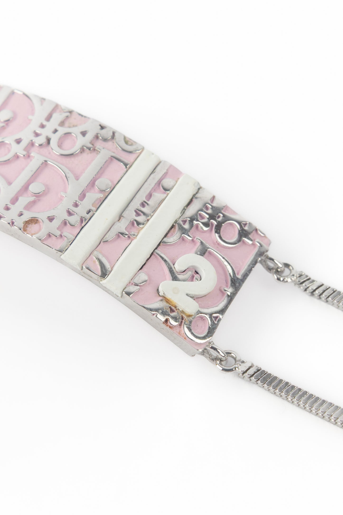Bracelet émaillé rose Dior