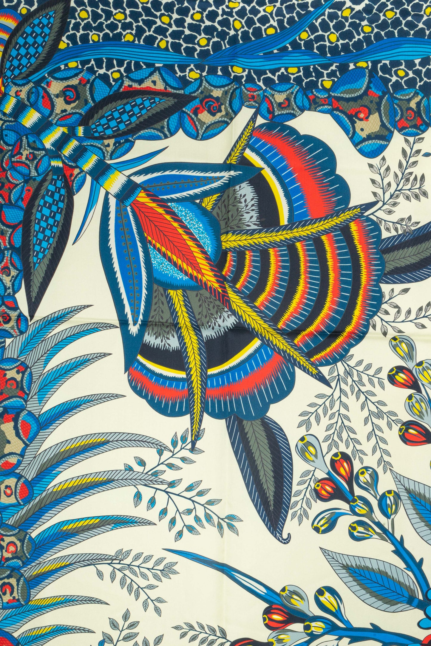 Foulard "Fleurs d'Afrique du Sud" Hermès