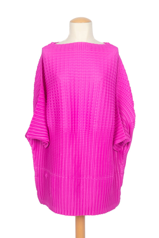 Robe rose Pleats Please Issey Myiake