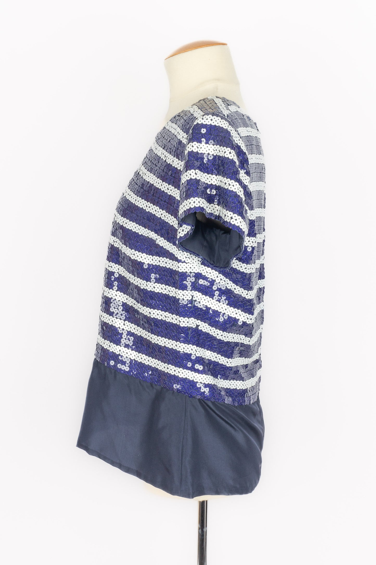 Haut à paillettes Nina Ricci Haute Couture 