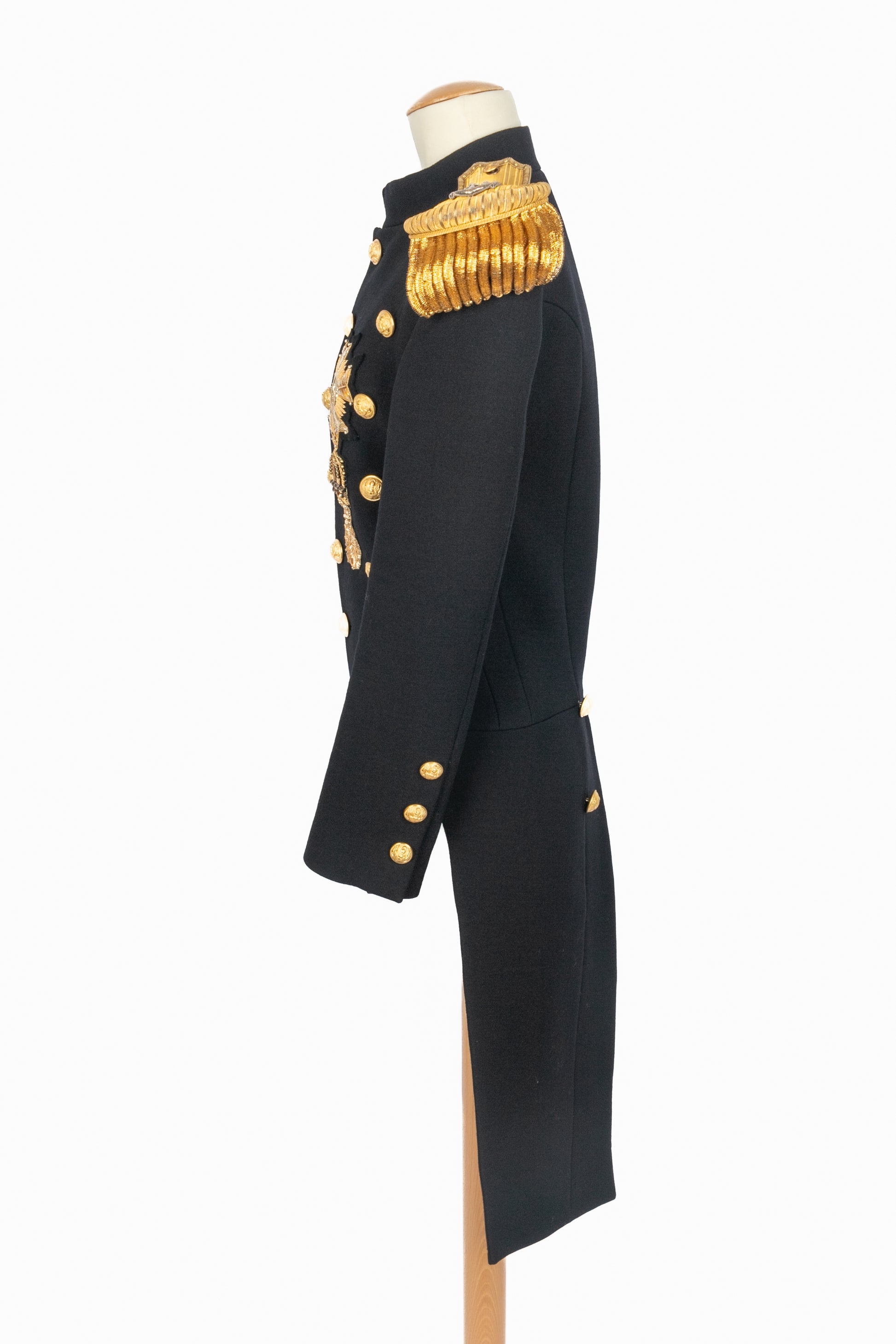 Manteau "Navy" Balmain Homme Hiver 2016