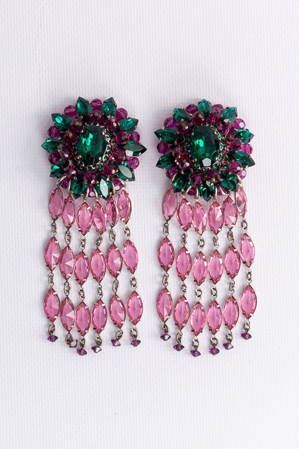 Boucles d'oreilles Balenciaga (Attribuées à)