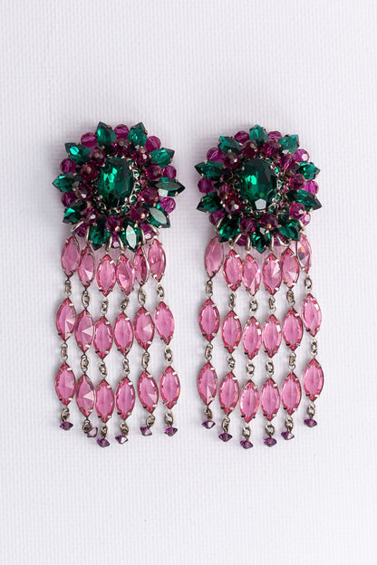 Boucles d'oreilles Balenciaga (Attribuées à)