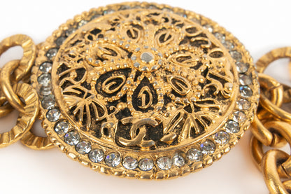 Ceinture dorée Chanel