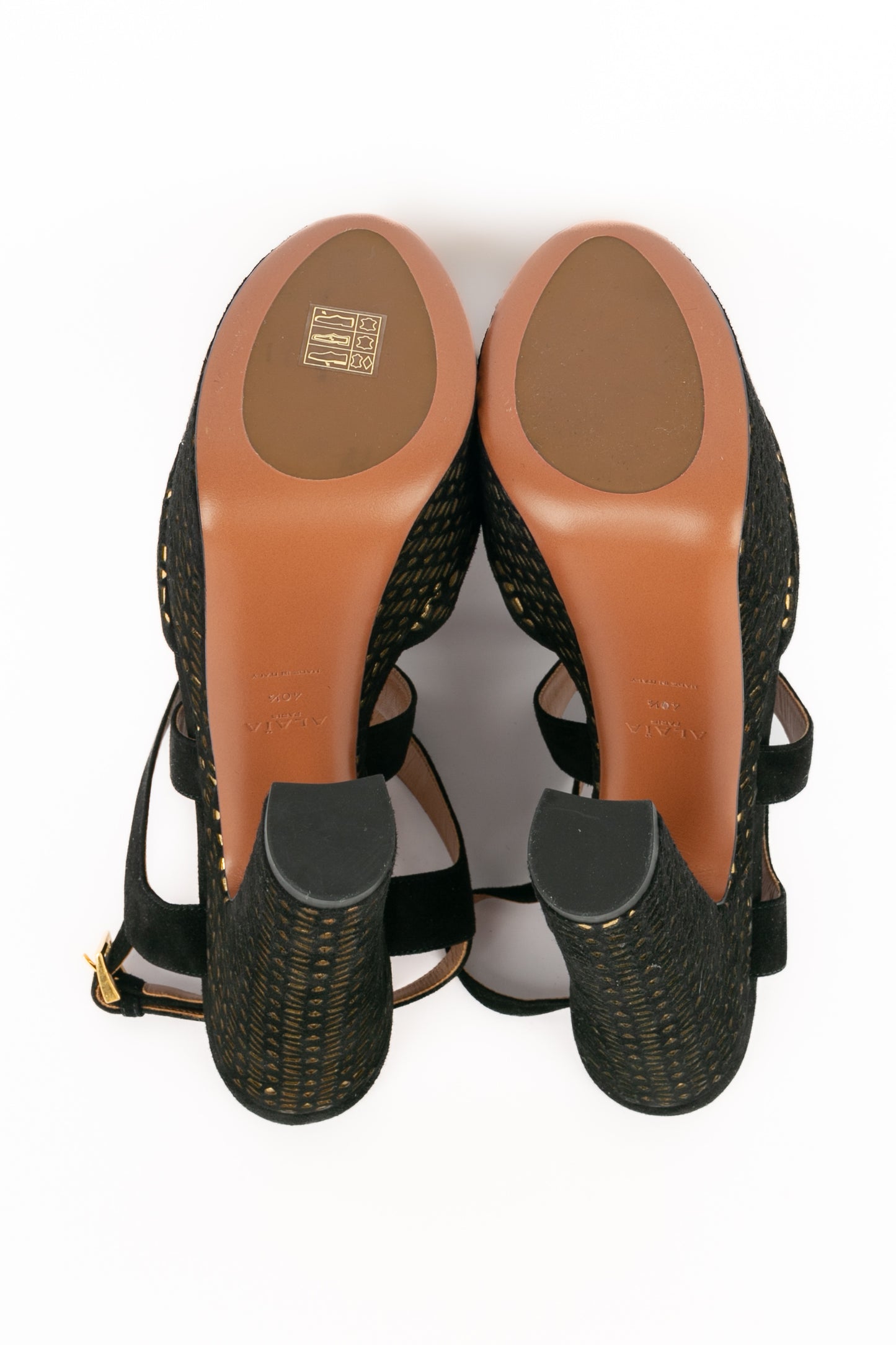 Escarpins en cuir Alaïa 