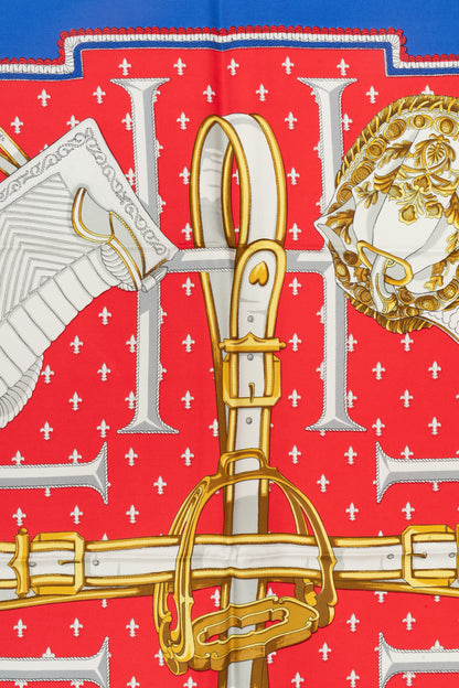 Foulard / carré "Selle à housse" Hermès