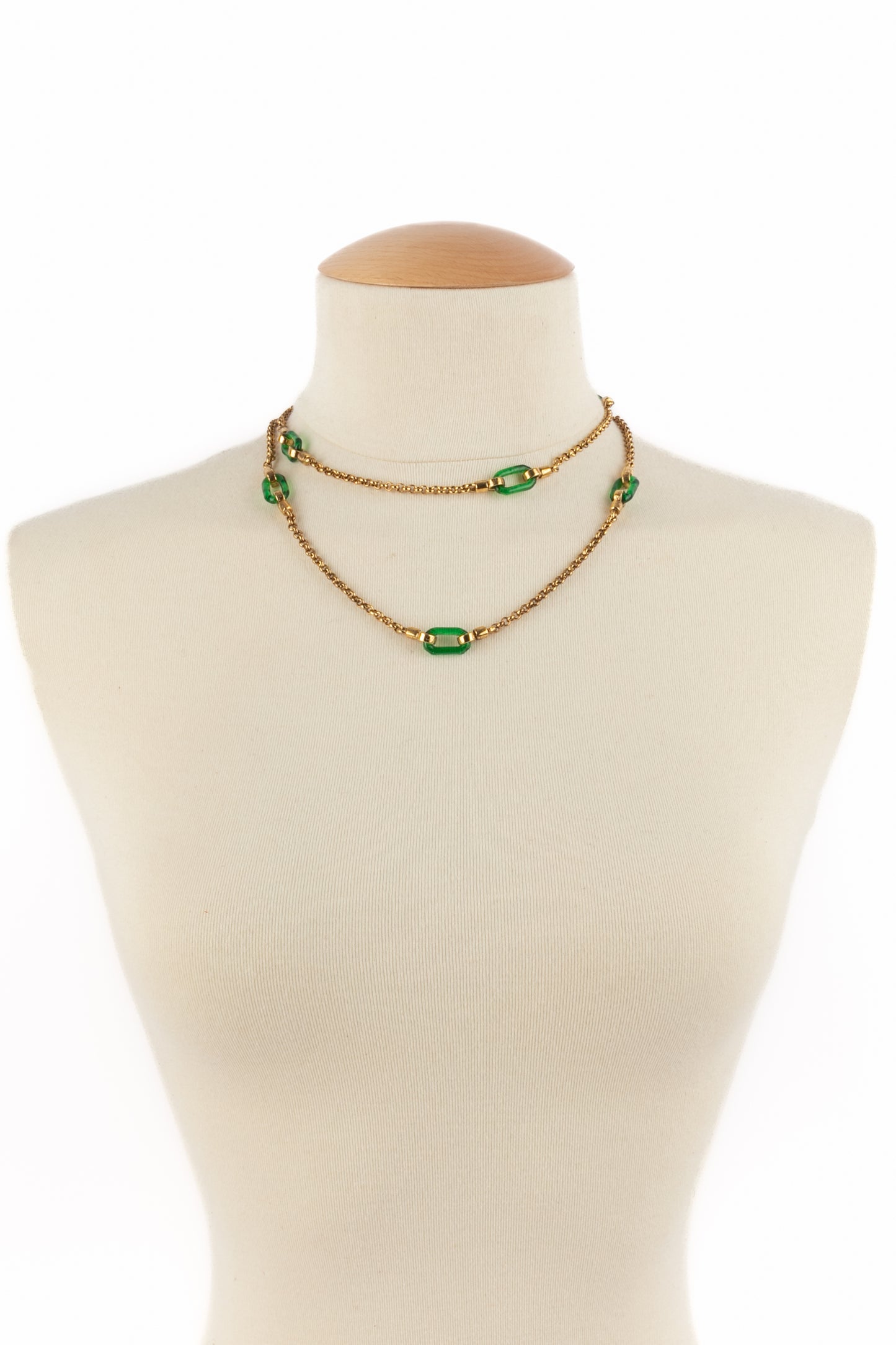 Collier fin Chanel 1980's