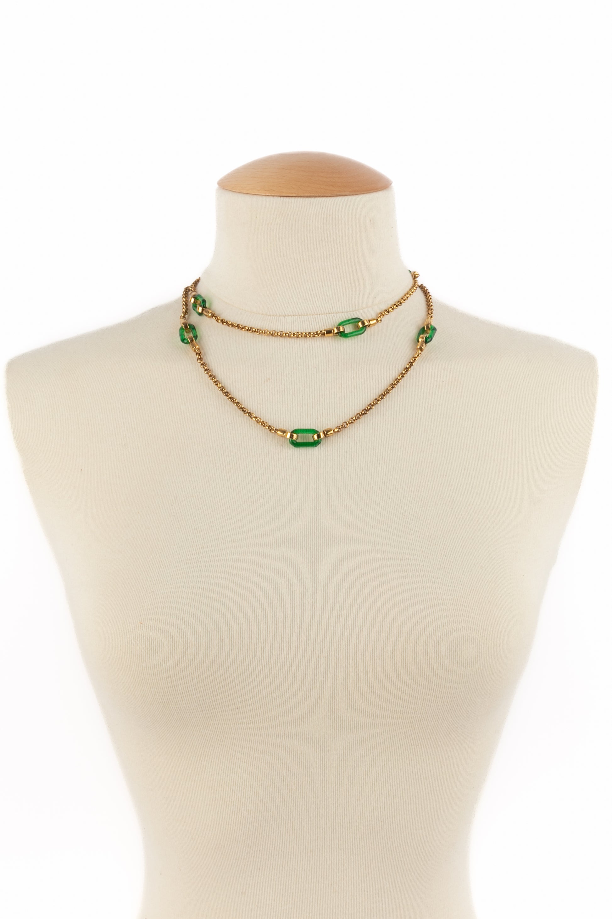 Collier fin Chanel 1980's