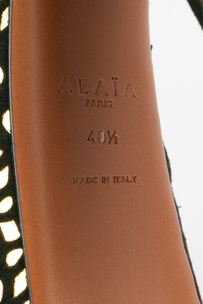 Escarpins en cuir Alaïa 