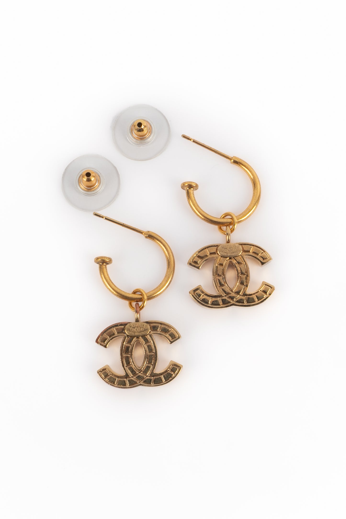Boucles d'oreilles cc Chanel Hiver 2003