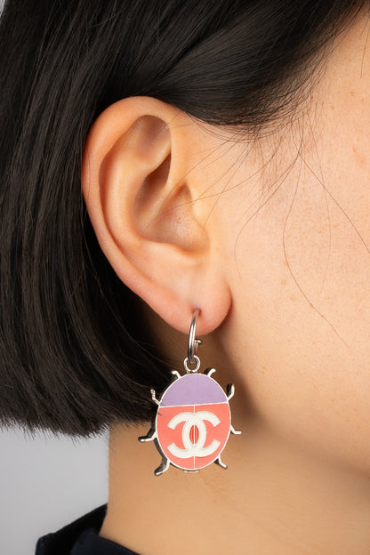 Boucles d'oreilles Coccinelles Chanel