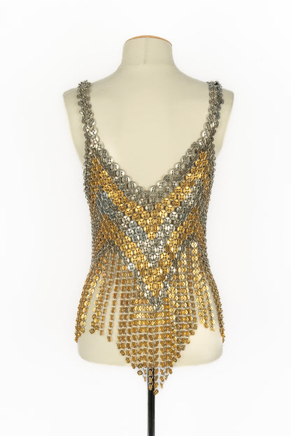 Top "Boutons" Paco Rabanne Haute Couture Eté 1970