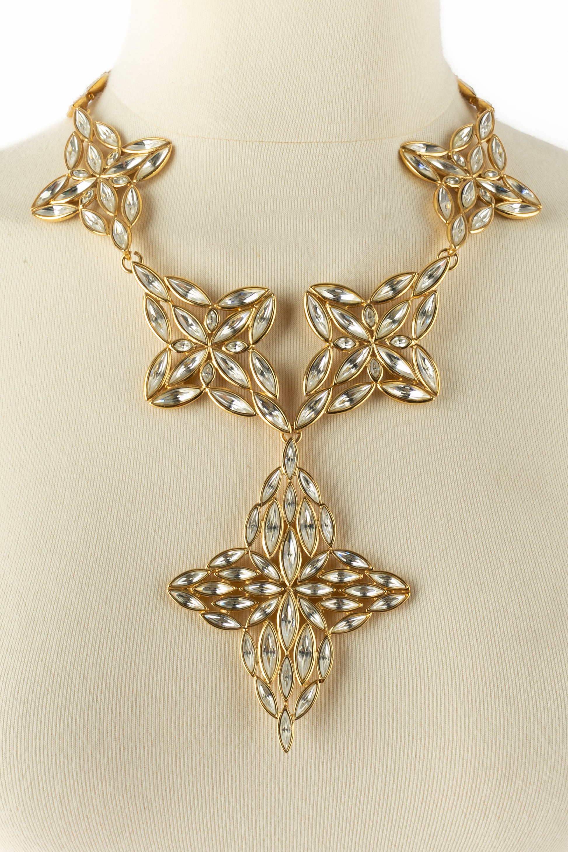 Collier strassé Yves Saint Laurent