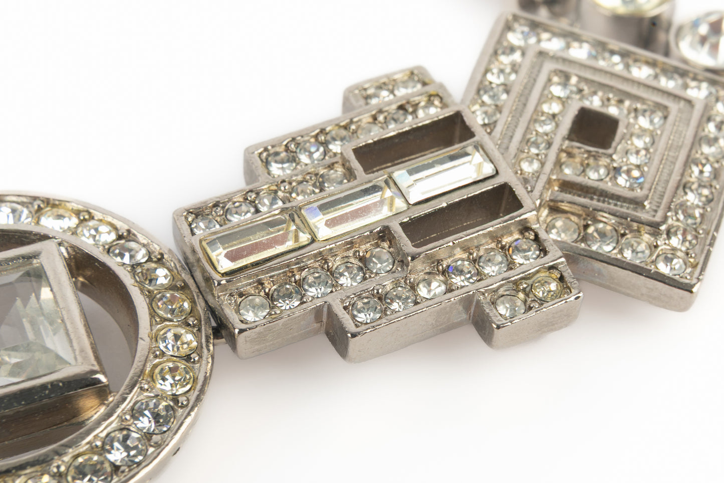 Ceinture argentée Dior 