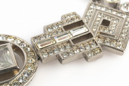 Ceinture argentée Dior 