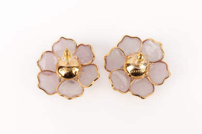 Boucles d'oreilles fleur Augustine