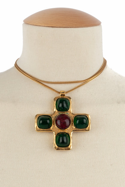 Collier "Croix" Chanel 1984's