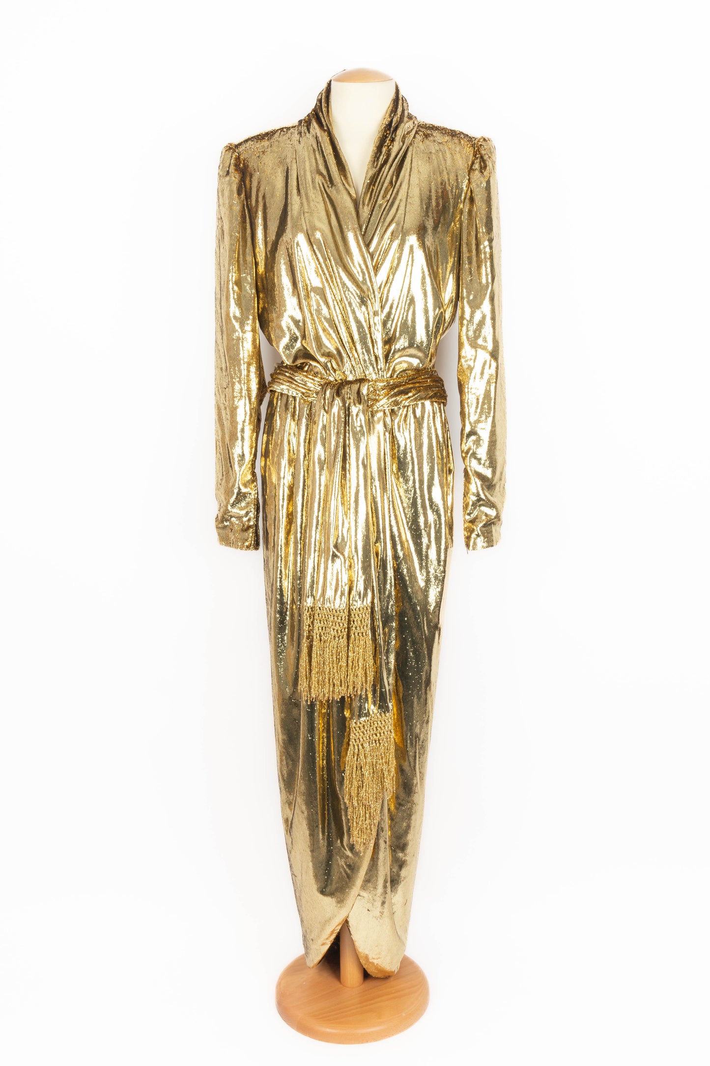 Robe dorée Guy Laroche Haute Couture