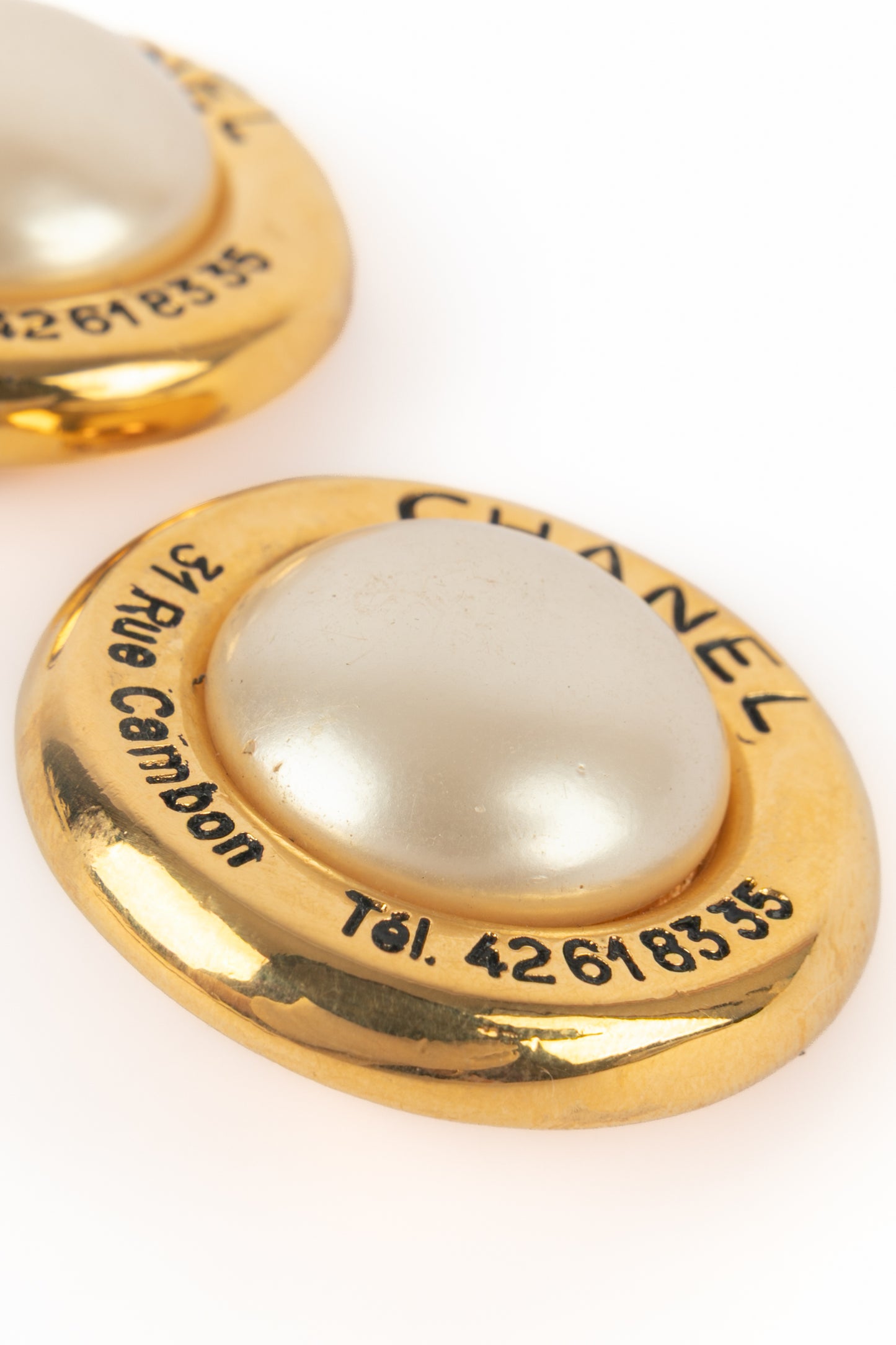 Boucles d'oreilles Chanel 1989's