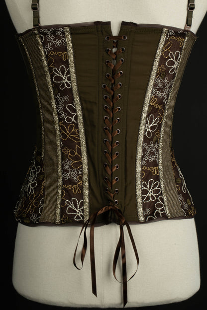 Haut bustier vert John Galliano 