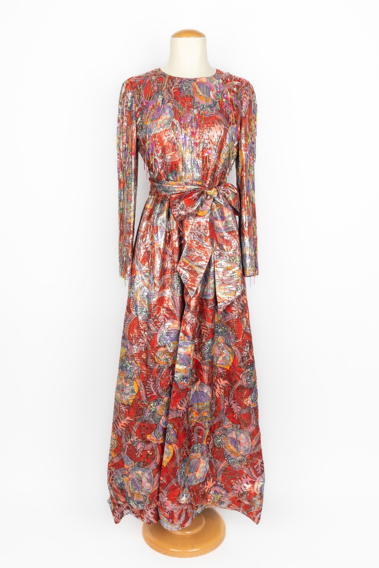 Robe en lamé Dior