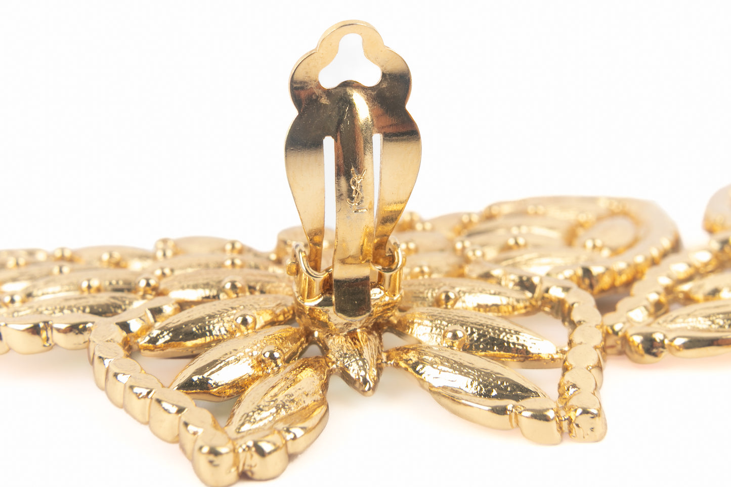 Boucles d'oreilles papillons Yves Saint Laurent