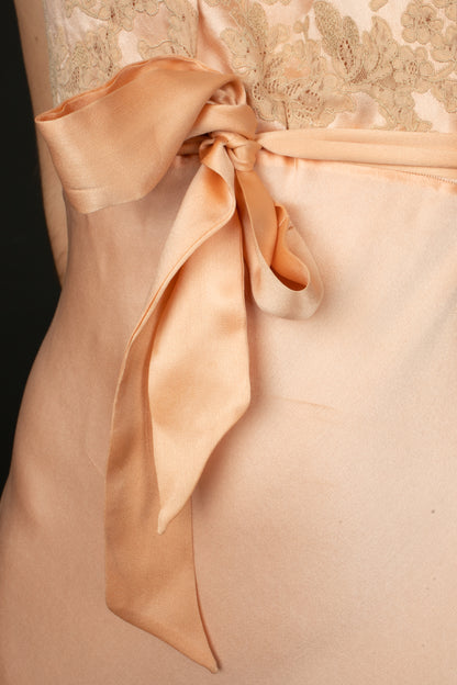 Déshabillé en soie 1940's