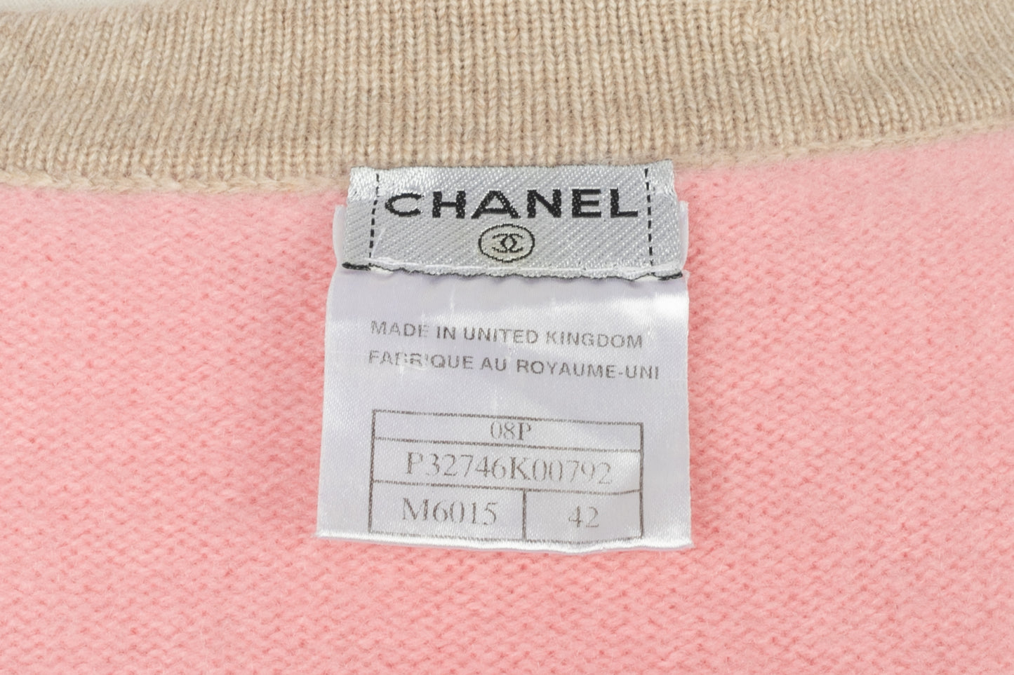 Gilet en cachemire Chanel Printemps 2008