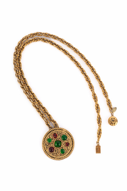 Collier pendentif Chanel 1984