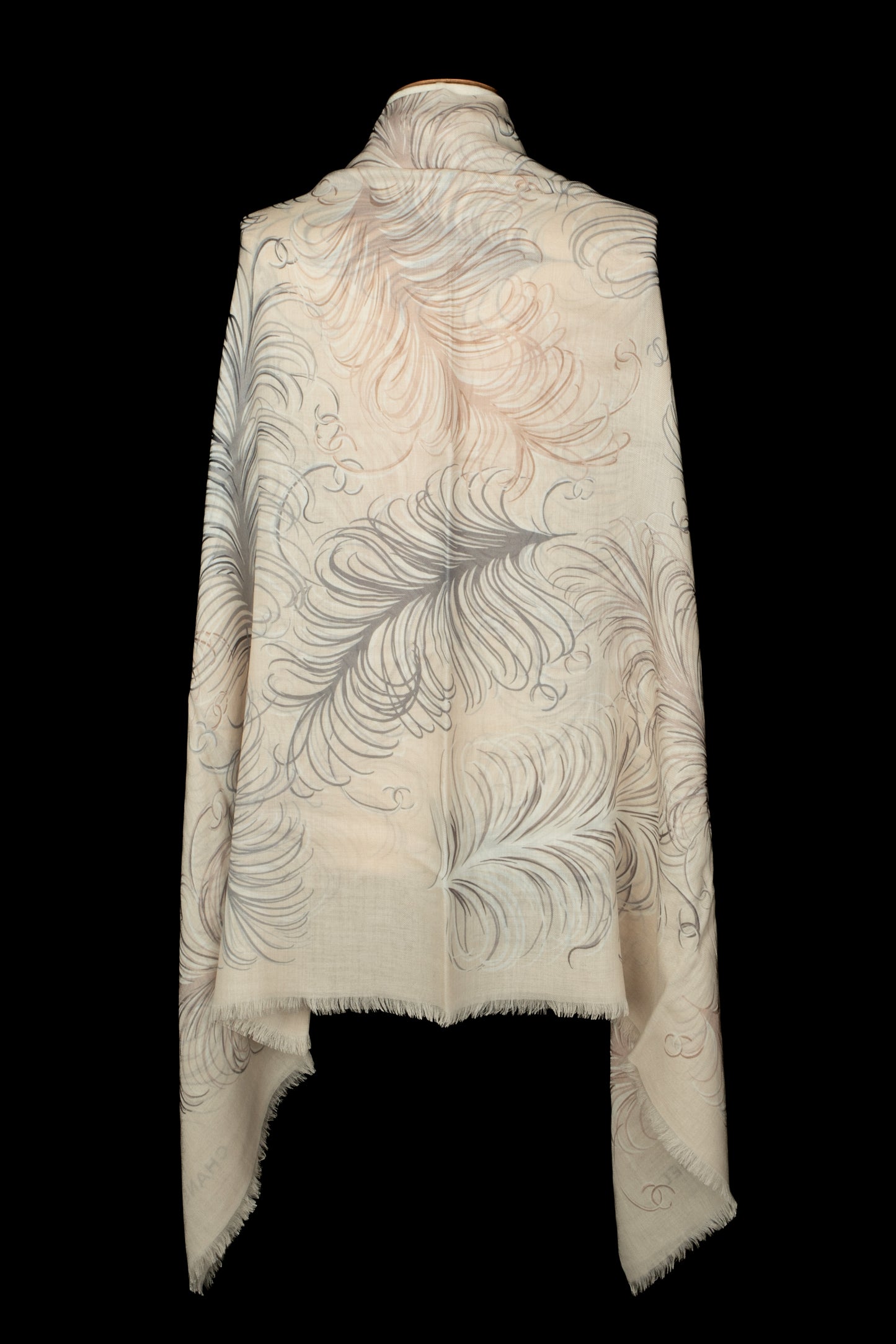 Foulard en cachemire Chanel Printemps 2025