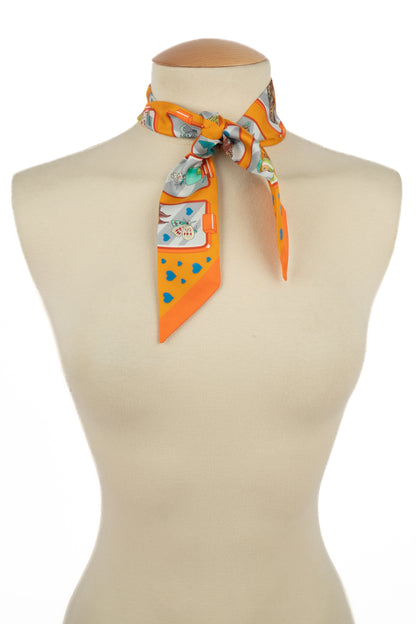 Twilly en soie Hermès