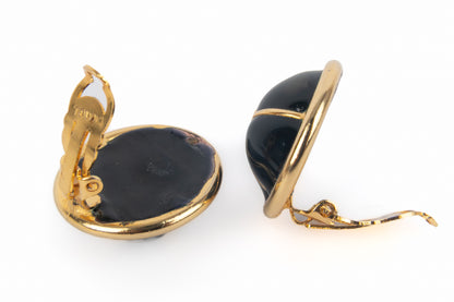 Boucles d'oreilles Chanel Haute Couture 1980's