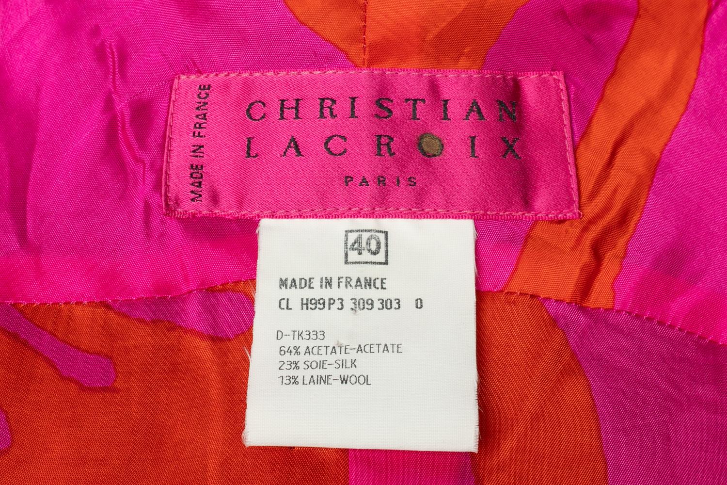 Ensemble Christian Lacroix Automne-Hiver 2000