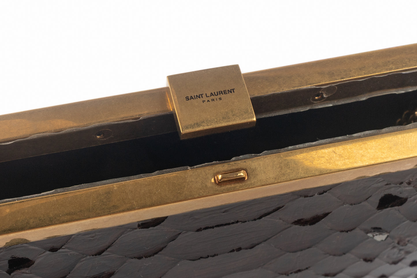 Sac à main "Python Nuit Blanche" Yves Saint Laurent