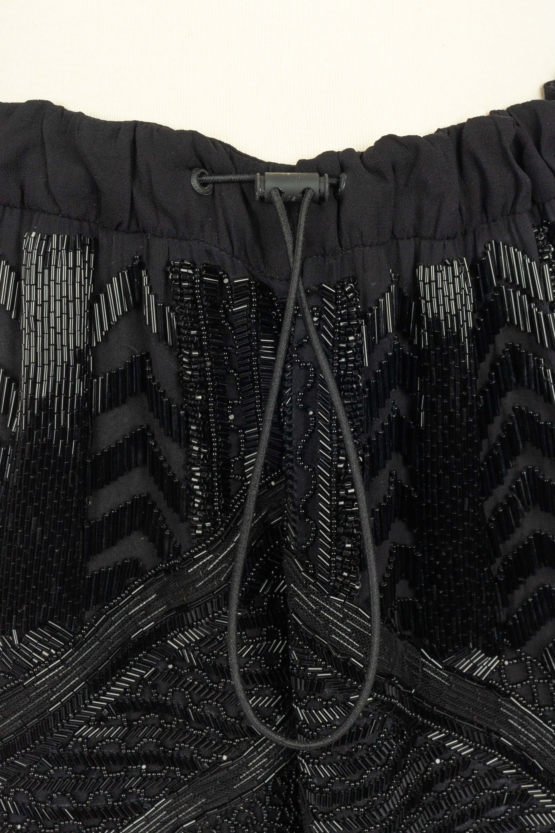 Pantalon à paillettes noires Pucci