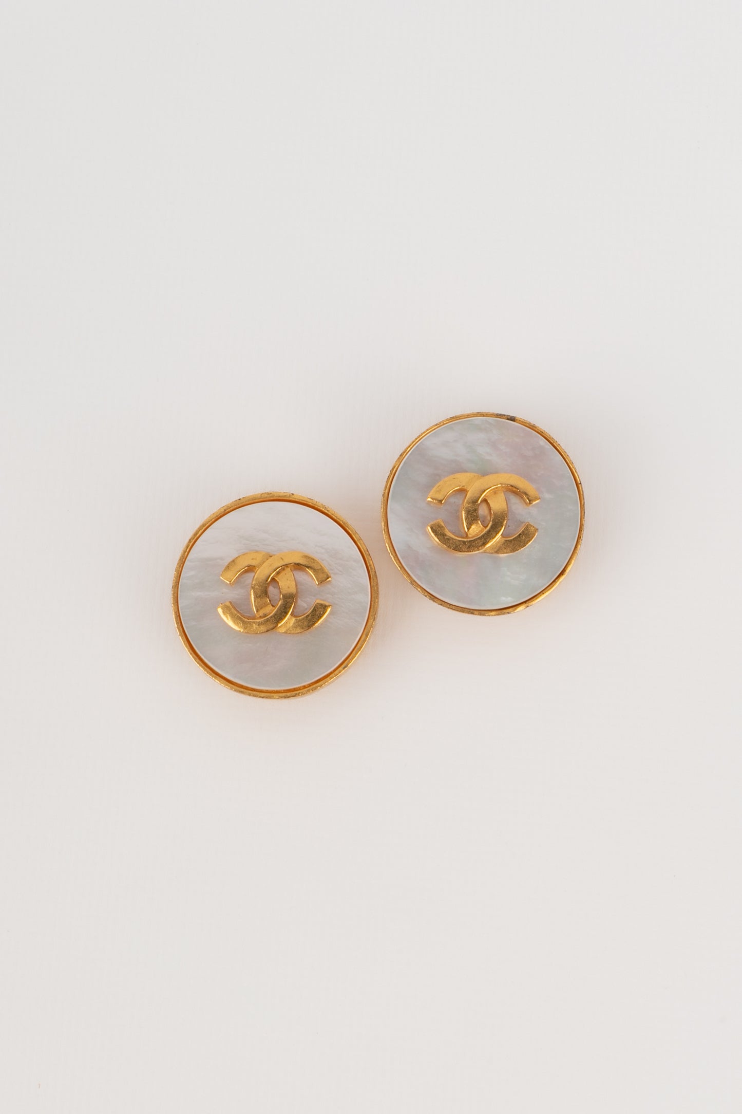 Boucles d'oreilles cc Chanel 1995