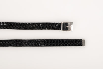 Ceinture noire Paco Rabanne