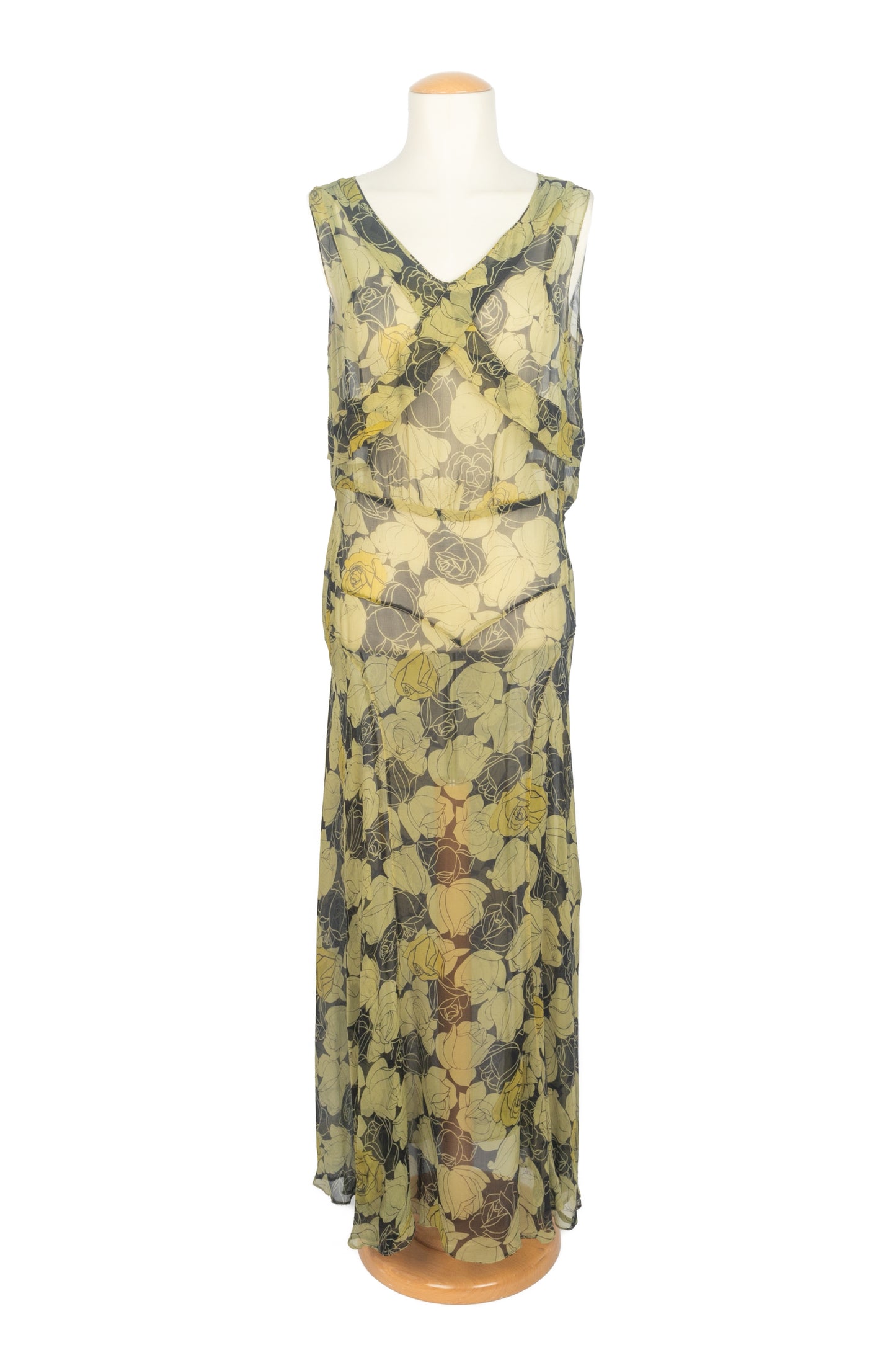 Robe vintage en mousseline