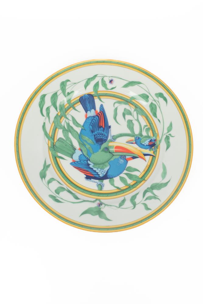  Vaisselles "Le Toucans" Hermès 1986