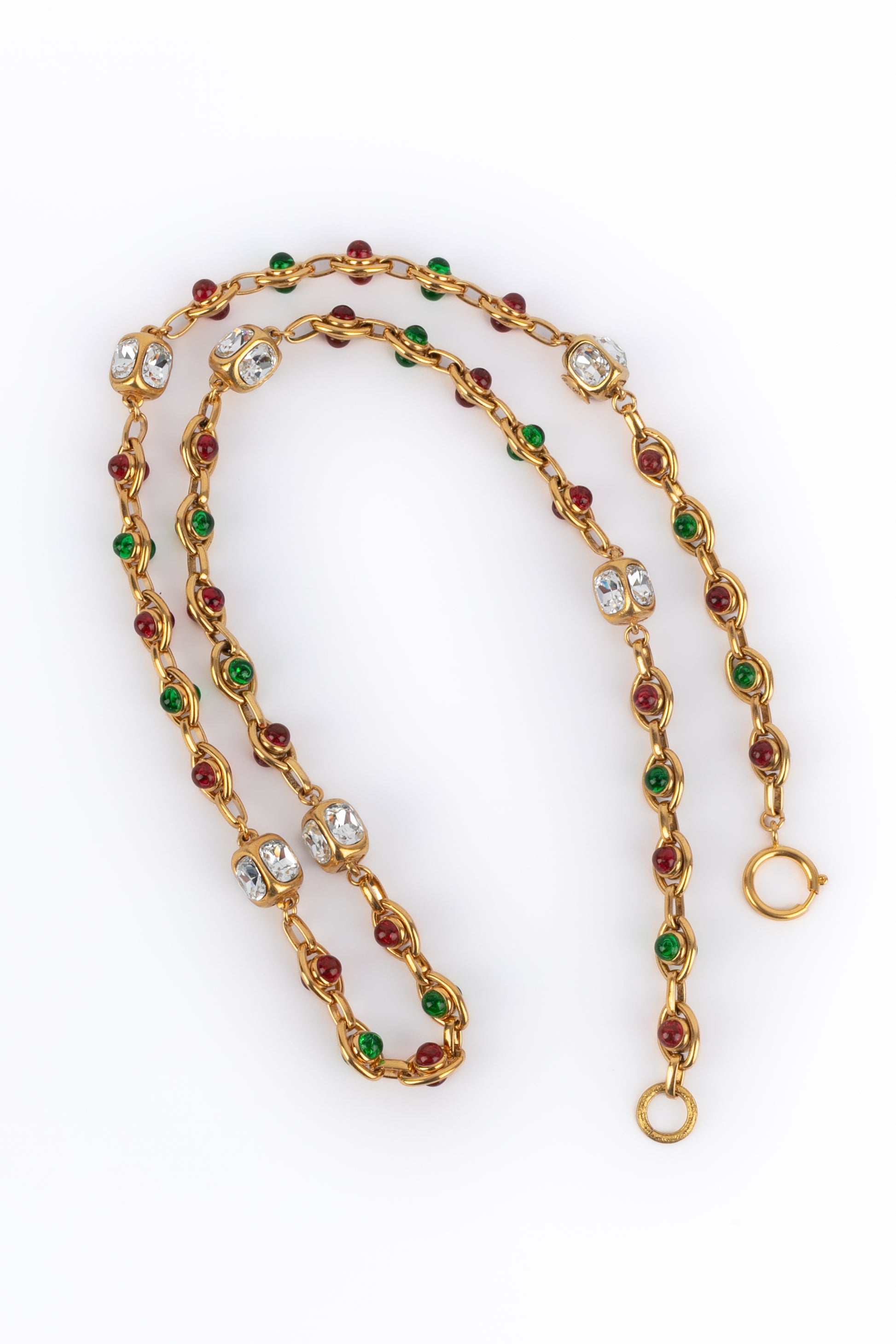 Collier en pâte Chanel 1990's