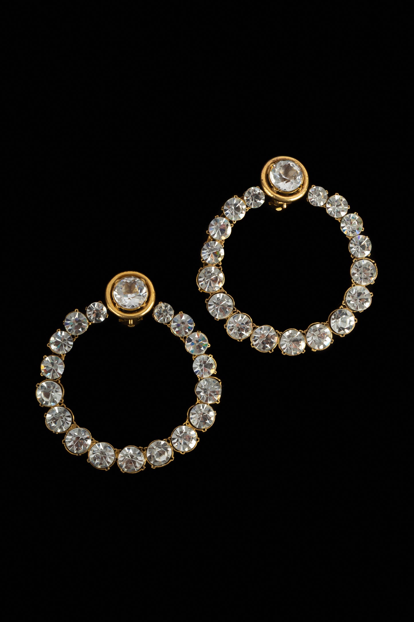 Boucles d'oreilles créoles Chanel