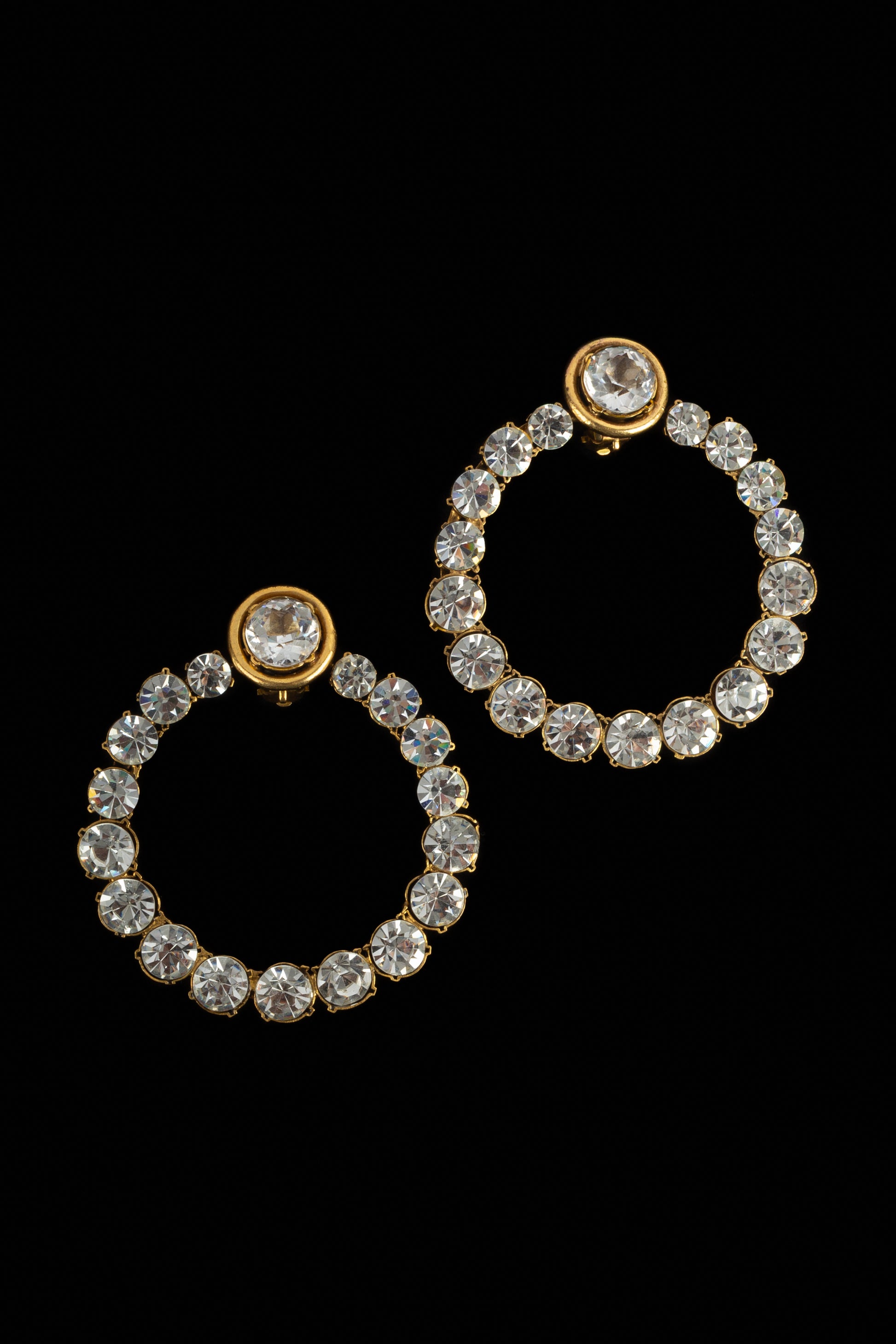 Boucles d'oreilles créoles Chanel