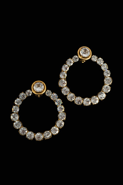 Boucles d'oreilles créoles Chanel