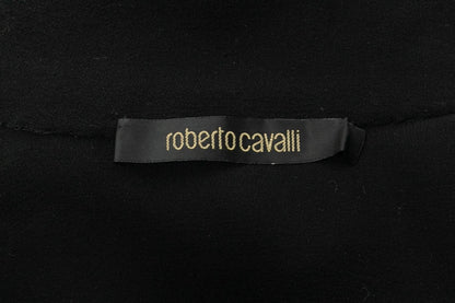 Robe en soie noire Roberto Cavalli
