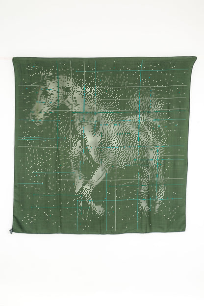 Foulard "Cheval céleste" en cachemire Hermès