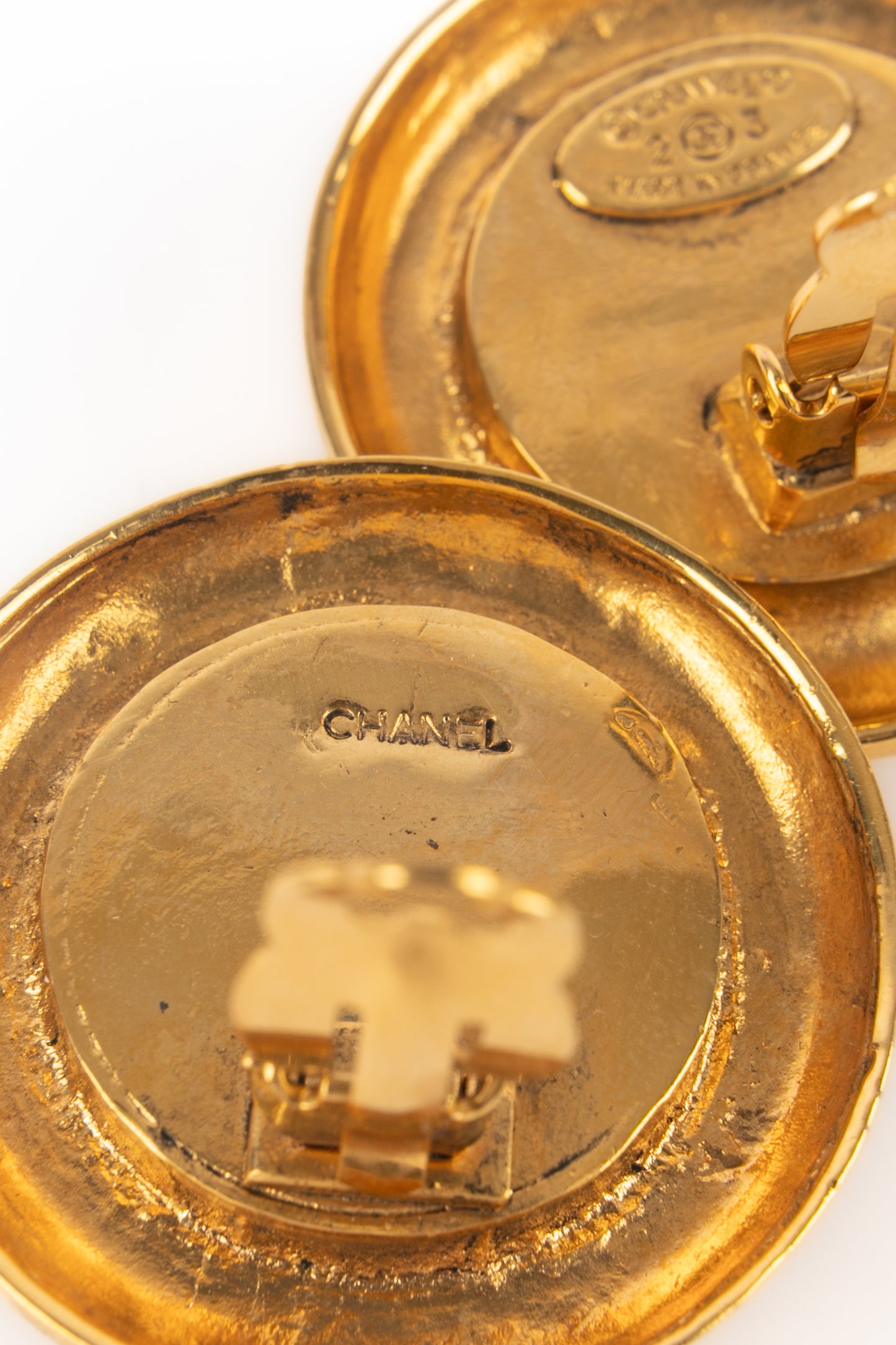 Boucles d'oreilles Chanel 1989's