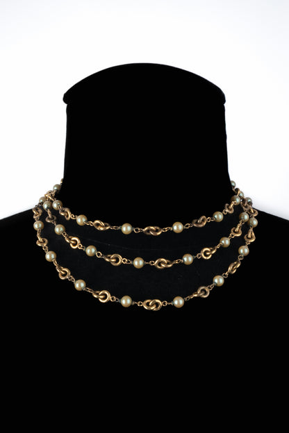 Collier de perles Chanel 1960's