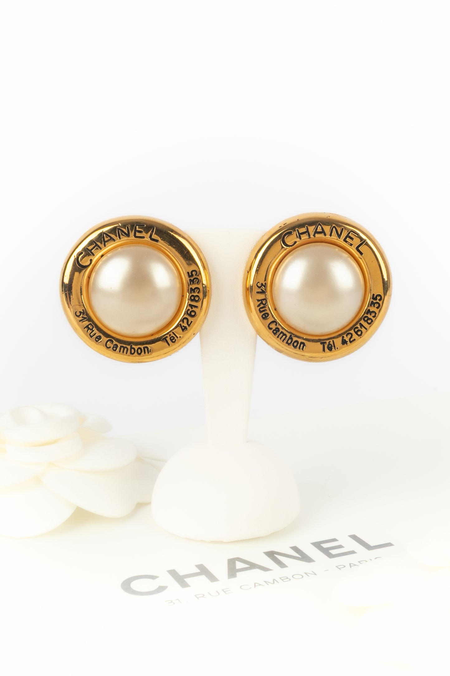 Boucles d'oreilles Chanel 1989's